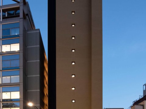 007 北面全景夜景　クレストコート日本橋人形町